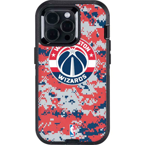 NBA Washington Wizards Camo Digi Otterbox Defender iPhone Skin
