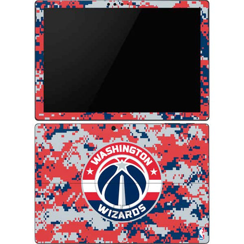 NBA Washington Wizards Camo Digi Surface Pro 6 Skin
