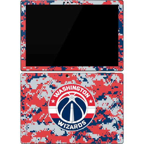 NBA Washington Wizards Camo Digi Surface Pro 7 Skin