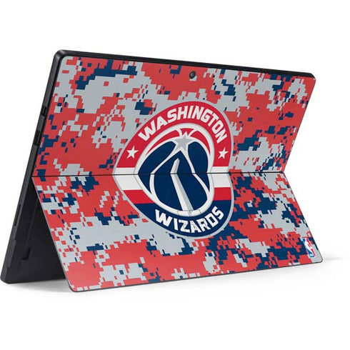 NBA Washington Wizards Camo Digi Surface Pro 7 Skin
