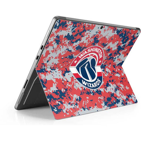 NBA Washington Wizards Camo Digi Surface Pro 9 Skin