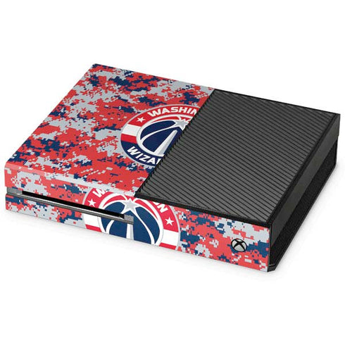 NBA Washington Wizards Camo Digi Xbox One Console Skin