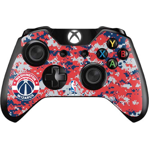 NBA Washington Wizards Camo Digi Xbox One Controller Skin