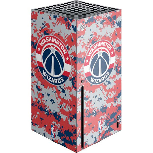 NBA Washington Wizards Camo Digi Xbox Series X Console Skin