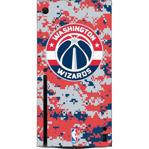NBA Washington Wizards Camo Digi Xbox Series X Console Skin
