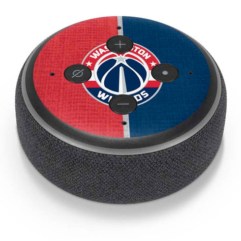 NBA Washington Wizards Canvas Split Amazon Echo Dot Skin