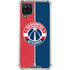 NBA Washington Wizards Canvas Split Galaxy A12 Clear Case