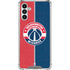 NBA Washington Wizards Canvas Split Galaxy A13 5G Clear Case