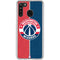 NBA Washington Wizards Canvas Split Galaxy A21 Clear Case