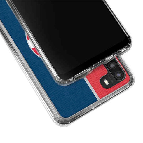 NBA Washington Wizards Canvas Split Galaxy A21 Clear Case
