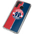 NBA Washington Wizards Canvas Split Galaxy A21 Clear Case