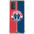NBA Washington Wizards Canvas Split Galaxy A32 5G Clear Case