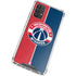 NBA Washington Wizards Canvas Split Galaxy A32 5G Clear Case