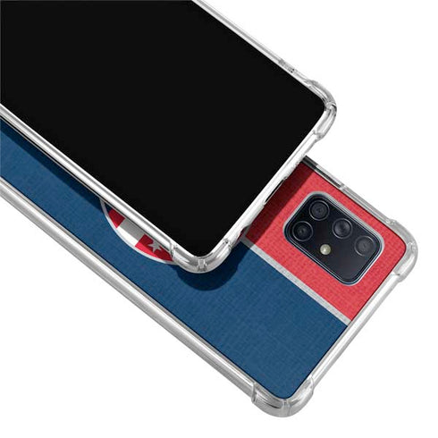 NBA Washington Wizards Canvas Split Galaxy A51 5G Clear Case