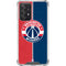 NBA Washington Wizards Canvas Split Galaxy A52 5G Clear Case