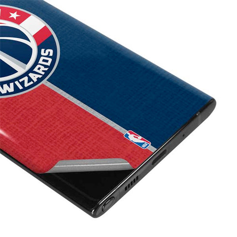 NBA Washington Wizards Canvas Split Galaxy Note 10 Plus Skin