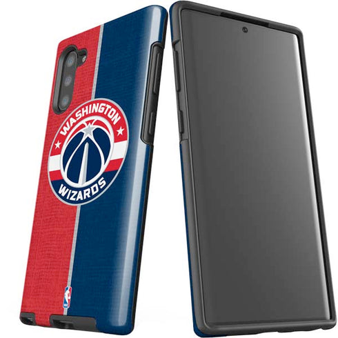 NBA Washington Wizards Canvas Split Galaxy Note 10 Pro Case