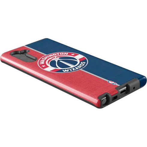 NBA Washington Wizards Canvas Split Galaxy Note 10 Pro Case