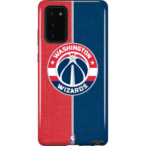 NBA Washington Wizards Canvas Split Galaxy Note20 5G Pro Case