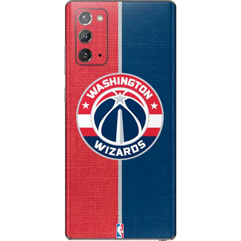 NBA Washington Wizards Canvas Split Galaxy Note20 5G Skin