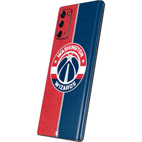 NBA Washington Wizards Canvas Split Galaxy Note20 5G Skin