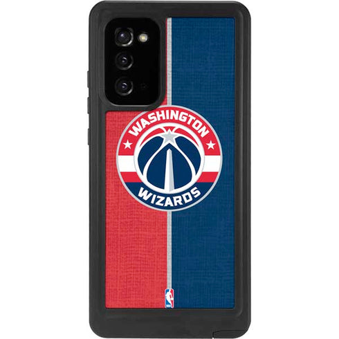 NBA Washington Wizards Canvas Split Galaxy Note20 5G Waterproof Case