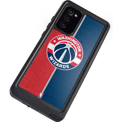 NBA Washington Wizards Canvas Split Galaxy Note20 5G Waterproof Case