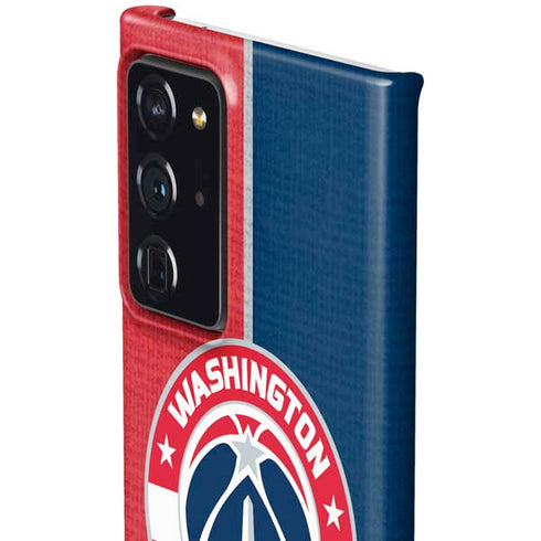 NBA Washington Wizards Canvas Split Galaxy Note20 Ultra 5G Lite Case
