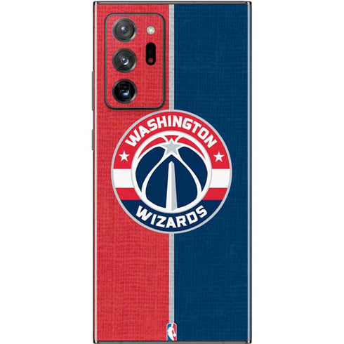 NBA Washington Wizards Canvas Split Galaxy Note20 Ultra 5G Skin