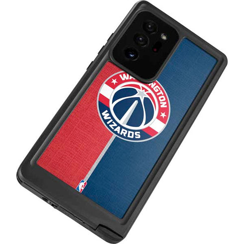 NBA Washington Wizards Canvas Split Galaxy Note20 Ultra 5G Waterproof Case