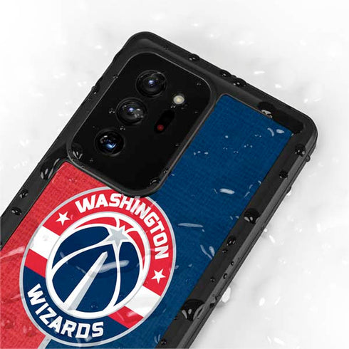 NBA Washington Wizards Canvas Split Galaxy Note20 Ultra 5G Waterproof Case
