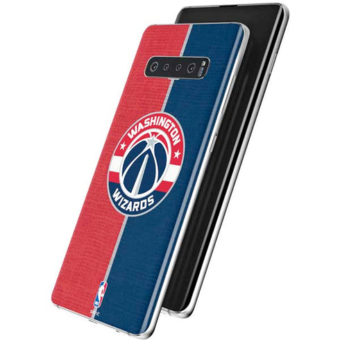 NBA Washington Wizards Canvas Split Galaxy S10 Skin
