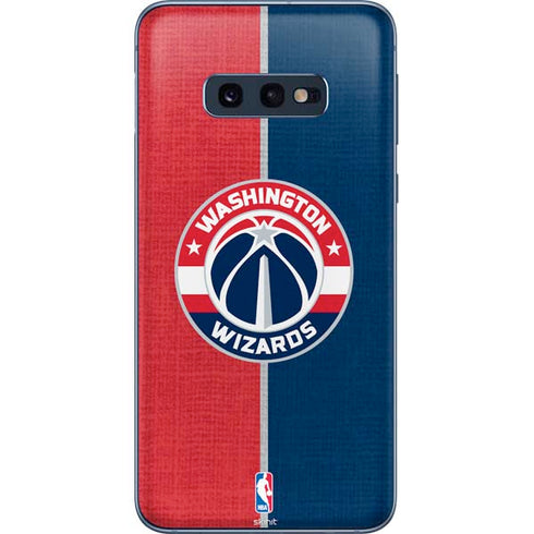 NBA Washington Wizards Canvas Split Galaxy S10e Skin