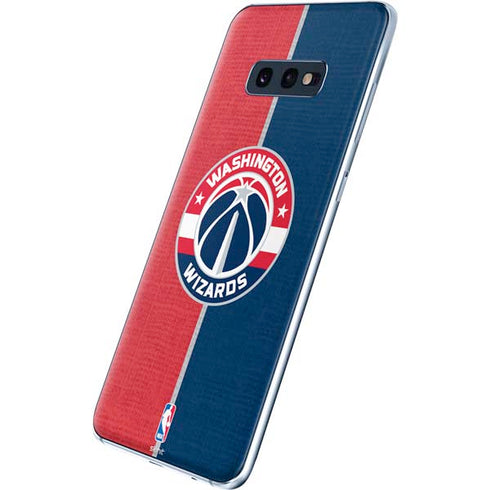 NBA Washington Wizards Canvas Split Galaxy S10e Skin