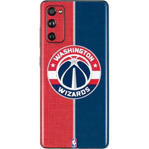 NBA Washington Wizards Canvas Split Galaxy S20 Fan Edition Skin