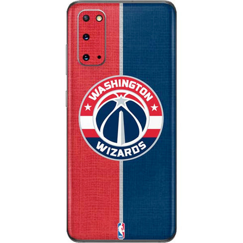 NBA Washington Wizards Canvas Split Galaxy S20 Skin