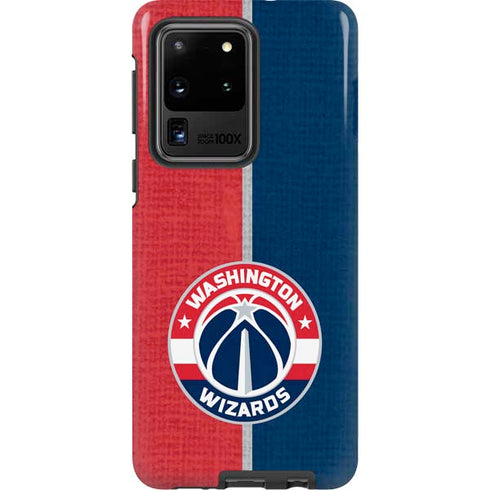 NBA Washington Wizards Canvas Split Galaxy S20 Ultra 5G Pro Case