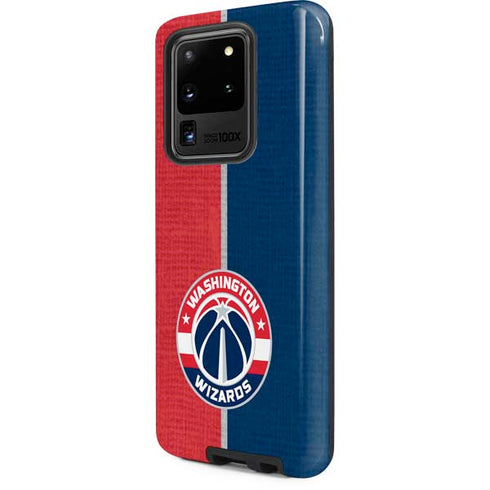 NBA Washington Wizards Canvas Split Galaxy S20 Ultra 5G Pro Case