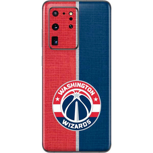 NBA Washington Wizards Canvas Split Galaxy S20 Ultra 5G Skin