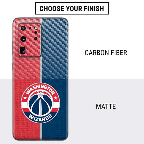 NBA Washington Wizards Canvas Split Galaxy S20 Ultra 5G Skin