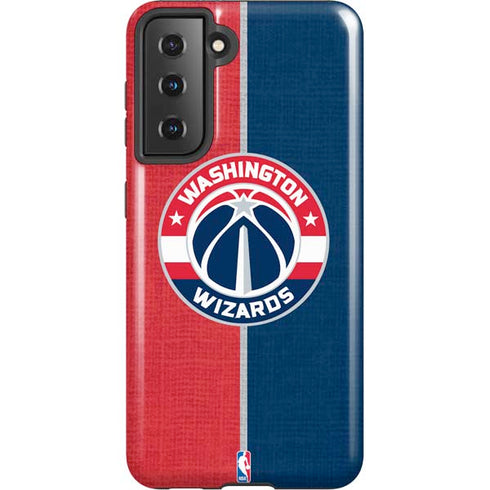 NBA Washington Wizards Canvas Split Galaxy S21 5G Pro Case