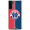 NBA Washington Wizards Canvas Split Galaxy S21 FE Clear Case