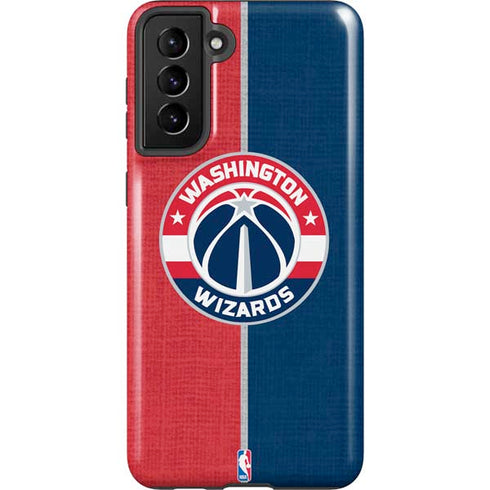 NBA Washington Wizards Canvas Split Galaxy S21 FE Pro Case