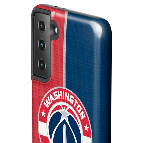 NBA Washington Wizards Canvas Split Galaxy S21 FE Pro Case