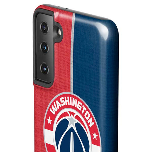 NBA Washington Wizards Canvas Split Galaxy S21 Plus 5G Pro Case