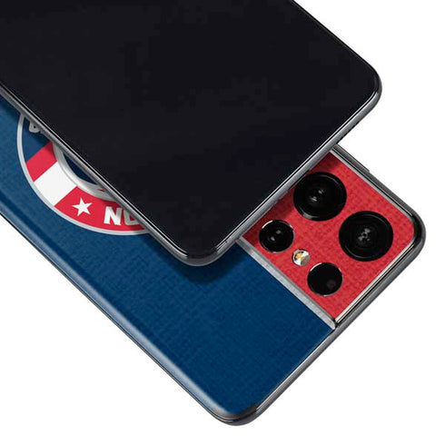 NBA Washington Wizards Canvas Split Galaxy S21 Ultra 5G Skin