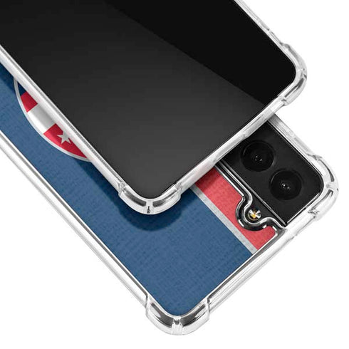 NBA Washington Wizards Canvas Split Galaxy S22 Clear Case