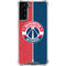 NBA Washington Wizards Canvas Split Galaxy S22 Plus Clear Case