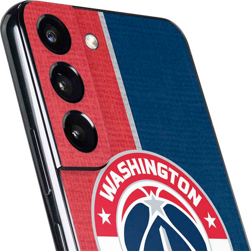 NBA Washington Wizards Canvas Split Galaxy S22 Plus Skin