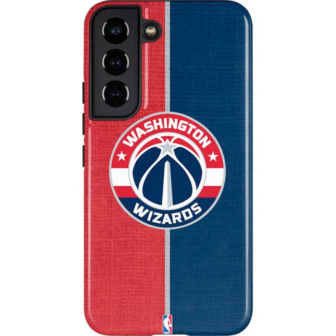 NBA Washington Wizards Canvas Split Galaxy S22 Pro Case
